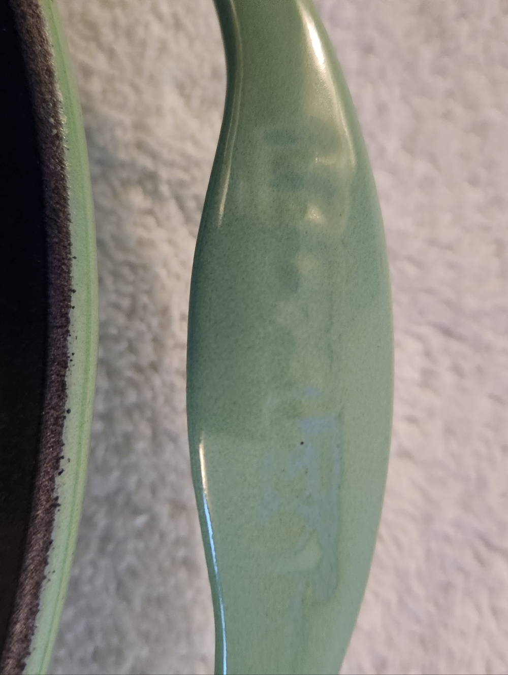 Le Creuset Jade Enamel Pan - Picture 3 of 5